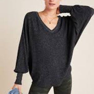XS Anthropologie Saturday Sunday V Neck Dolman Sleeve Sweater